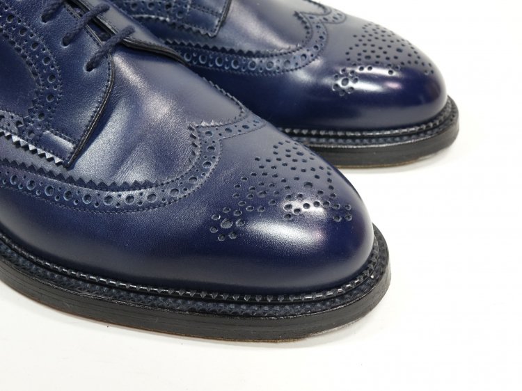 SALE／85%OFF】 J.M.WESTON 588 ネイビー7 D箱袋付 jmウエストン econet.bi