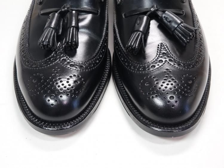 Alden BEAMS別注 ブラックタッセルローファー8D 3906 オールデン 8D【コードバン仕様☆タッセルローファー/3906/黒