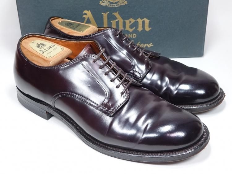 ミリタリーラストALDEN オールデン プレーントゥ ミリタリーラスト