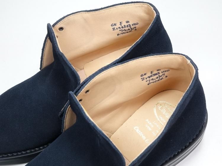 449 試着程度 チャーチ ライダー3 RYDER3 6.5F ＃81 ネイビー