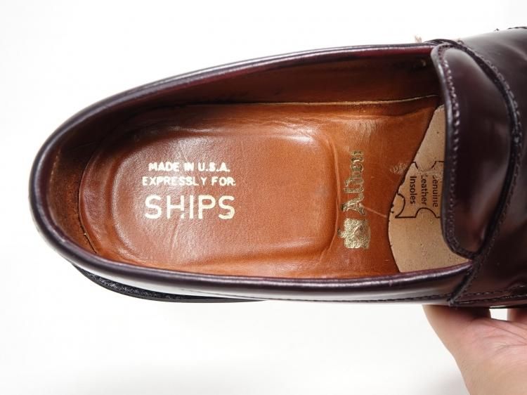 オールデン5.5 B/D 642 極上 オールデン コードバン ローファー 5.5D #7140