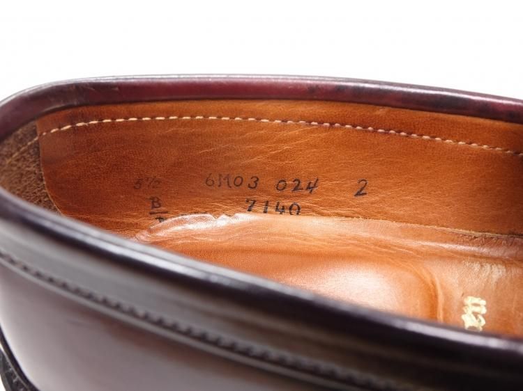 642 極上 オールデン コードバン ローファー 5.5D #7140 - SHOESAHOLIC