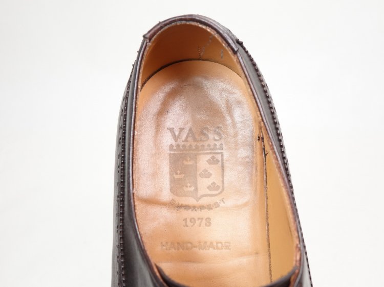614 極上 VASS ヴァーシュ メダリオンキャップトゥ 42 #Fラスト ミュージアムカーフ ツリー付き - SHOESAHOLIC  シューホリック 公式 | 高級中古靴専門の通販と買取ストア
