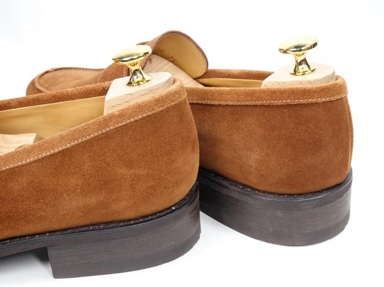 929 試着程度 パラブーツ スエード ローファー DAX 7.5 マロン