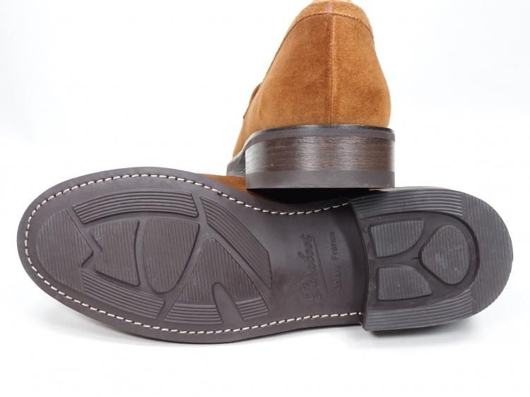 929 試着程度 パラブーツ スエード ローファー DAX 7.5 マロン