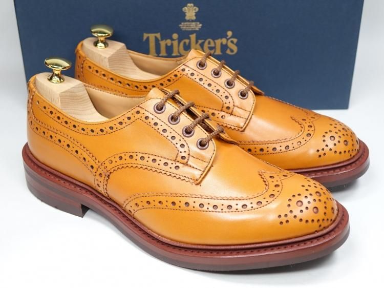 【Tricker's】付属品付き　トリッカーズ　バートン8.5  8ハーフアウトソールダイナイトソール