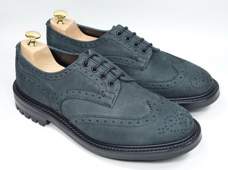 試着程度】Tricker´s 5633 バートン BURTON ブラックカーフ-