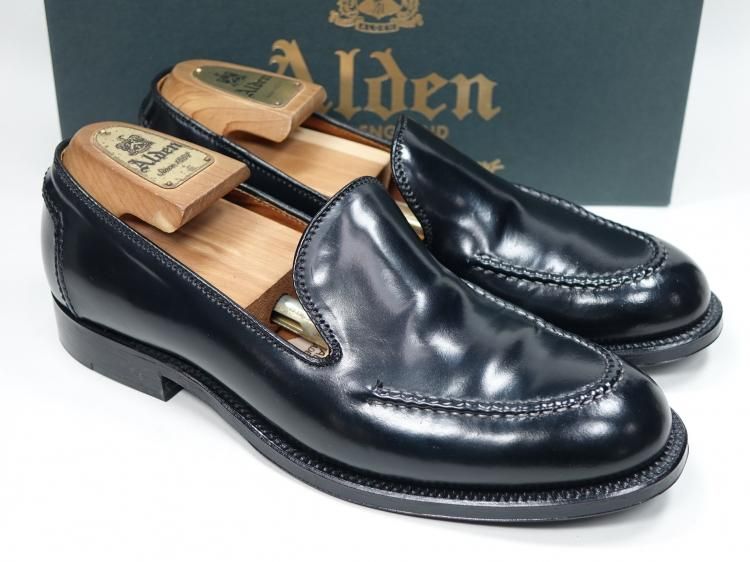 日本代理店正規品 [Alden] スリッポン 3606 US7.5D コードバン オペラ