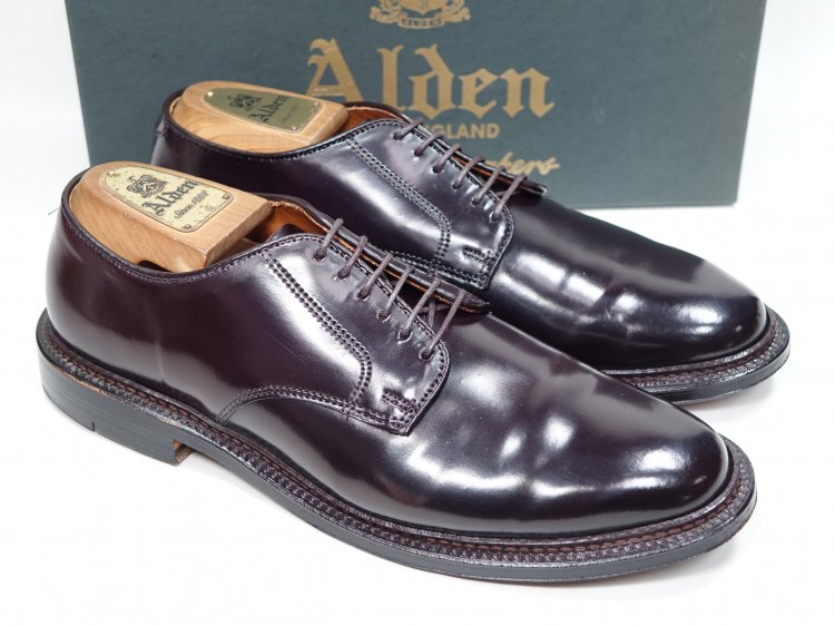 購入可能商品 ALDEN 990 コードバン プレーントゥ6.5D - 靴
