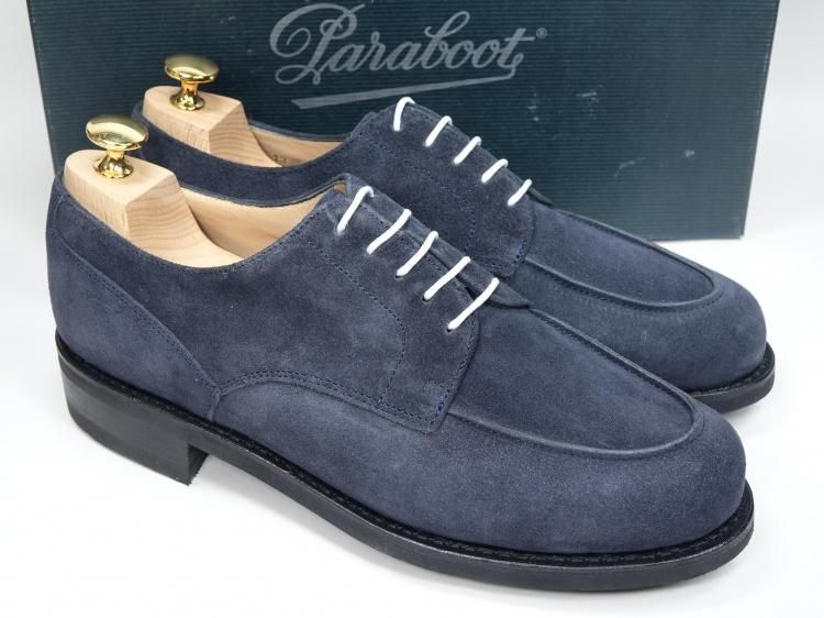 PARABOOT CHAMBORD NAVY SUEDE 7 SHIPS | www.gamutgallerympls.com