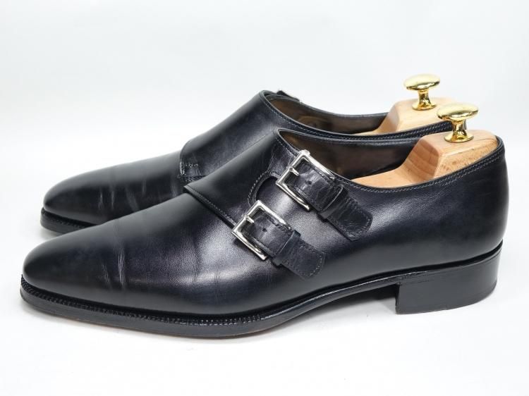 Kすけ　ジョンロブ　チャペル　10E　ブラックミュージアムカーフ 083 / 0315 極上 ジョンロブ チャペル CHAPEL 6.5E ＃8000 ブラック