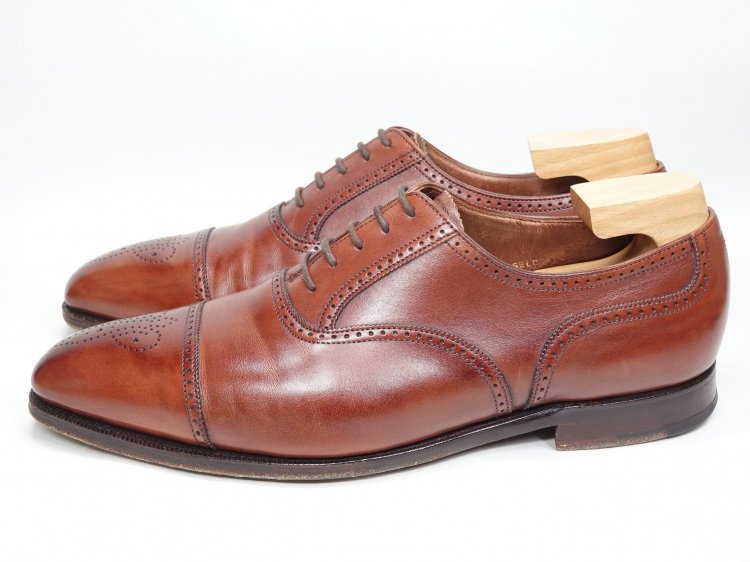 ◇美品 Crockett & Jones Mayfair 8.5E 備品付 販促品 メンズ