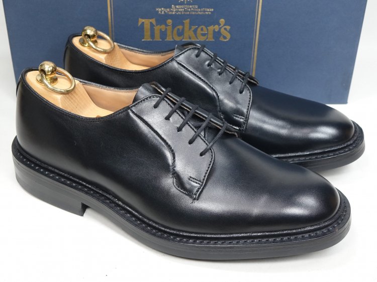 Tricker’s トリッカーズ　UK8.5 プレーントゥ　コマンドソール