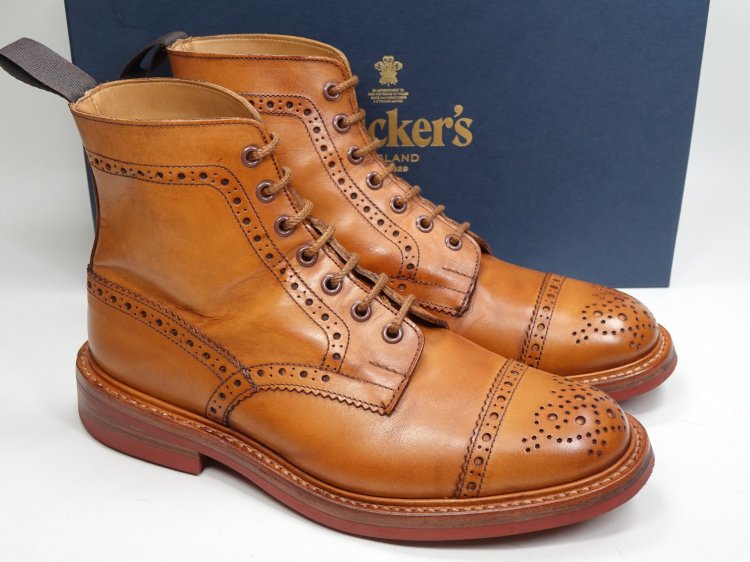 箱付】Tricker's トリッカーズ ジョッパーブーツ 革靴 5 1/2 - ドレス