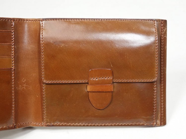 美品】KREIS mini wallet ウィスキーコードバン ラコタハウス - 折り財布