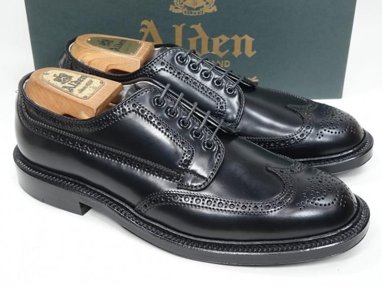 希少ARROWS別注 ALDEN コードバン 9D 31851 ウィングチップ - ドレス 