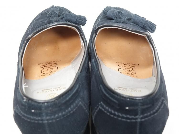 Alden オールデン 36953 タッセルローファー　ネイビースエード 7D Alden オールデン 36953 タッセルローファー ネイビースエード