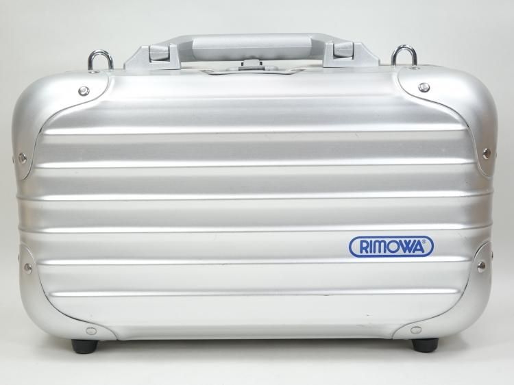 Rimowa Logo Topas Topaz Piccolo Camera Case Blue Handbag Mini 1.4kg Silver