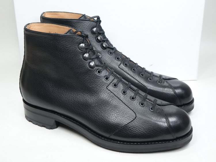 ナナミカ トリッカーズ グレインレザー モンキーブーツ UK8.5 革靴