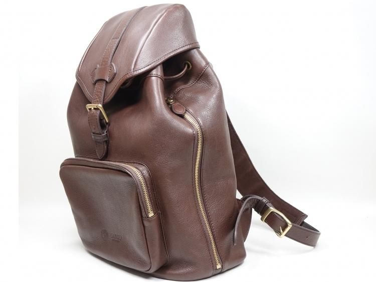 美品✨GANZO オールレザー リュック 7QS‑H 黒 美品✨GANZO オールレザー リュック 7QS‑H 黒 7QS-H