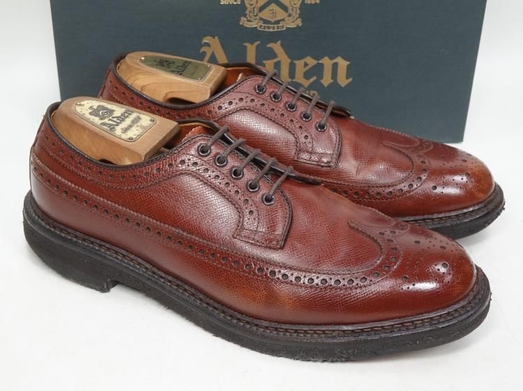 Alden 58711 7.5D ロングウィングチップ アルパインカーフ-