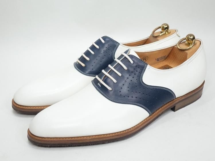 JOHN LOBB ドレスシューズ LAVENDON サドルシューズ ネイビー JOHN LOBB ドレスシューズ LAVENDON サドルシューズ ネイビー