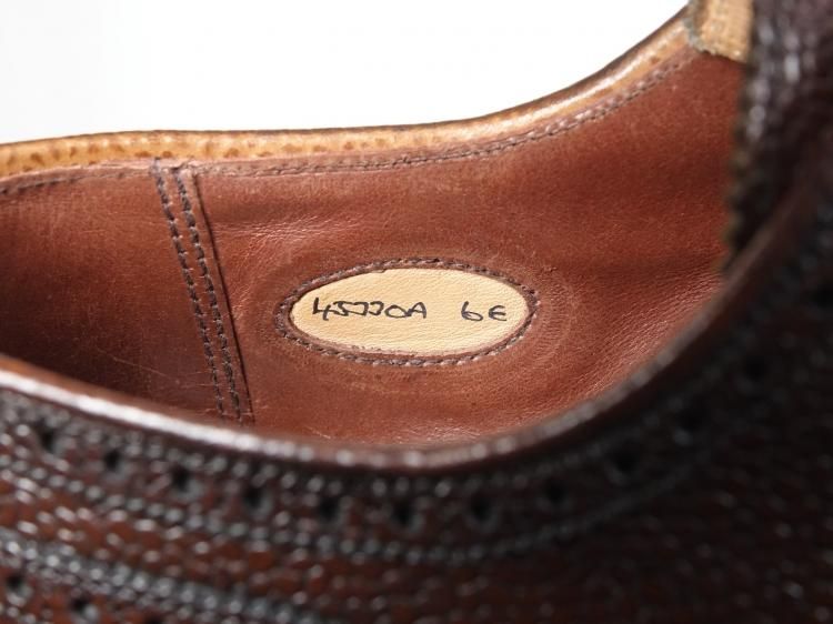 ジョージクレバリー TOBACCO SUEDE LEATHER SOLE 6E ジョージ クレバリー オペラシューズ メンズ SIZE 6 1/2 (S