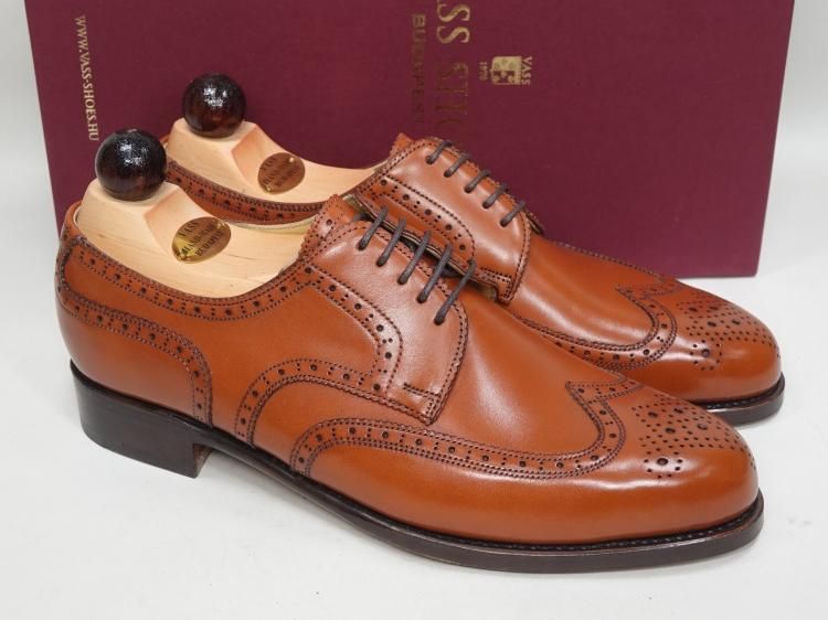 VASS ハンドメイド ブラウンウィングチップ VASS ハンドメイド ブラウンウィングチップ