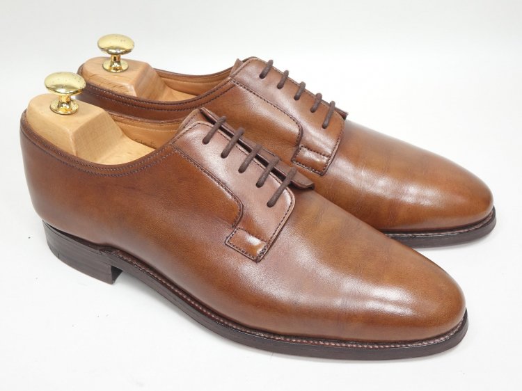 168 / 0530 美品 ジョンロブ PIERSON プレーントゥ 5.5E ブラウン - SHOESAHOLIC シューホリック 公式 | 高級中古 靴専門の通販と買取ストア