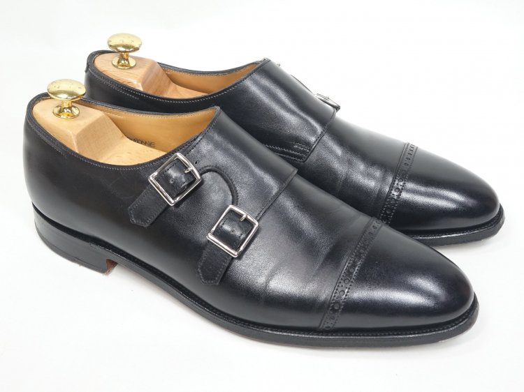 美品・希少】JOHN LOBB ダブルモンクCAMBORNE 黒 7.5 - ドレス