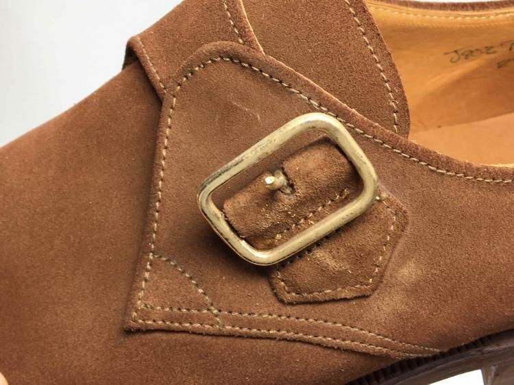 クロケット製ロイドフットウェアー シングルモンク 7 1/2 ロイドフットウェア Jシリーズ モンクストラップ 7ハーフ Lloyd