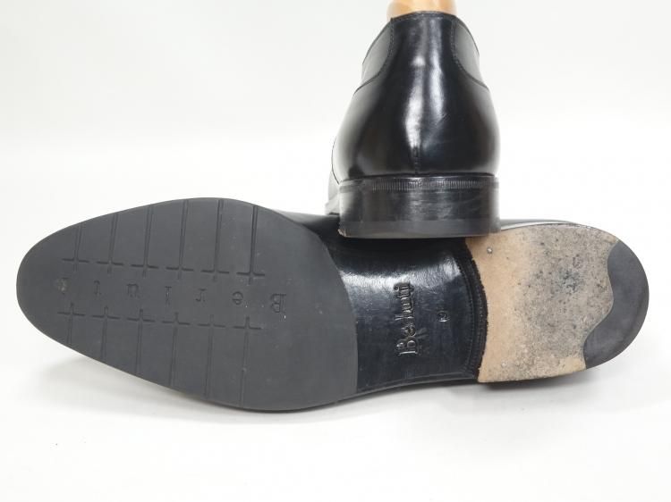 398 / 0627 極上 ベルルッティ ストレートチップ 9 ブラック