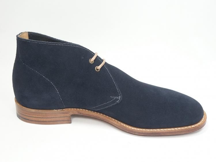 Church's SAHARA L NAVY UK7.5 チャーチ　サハラ