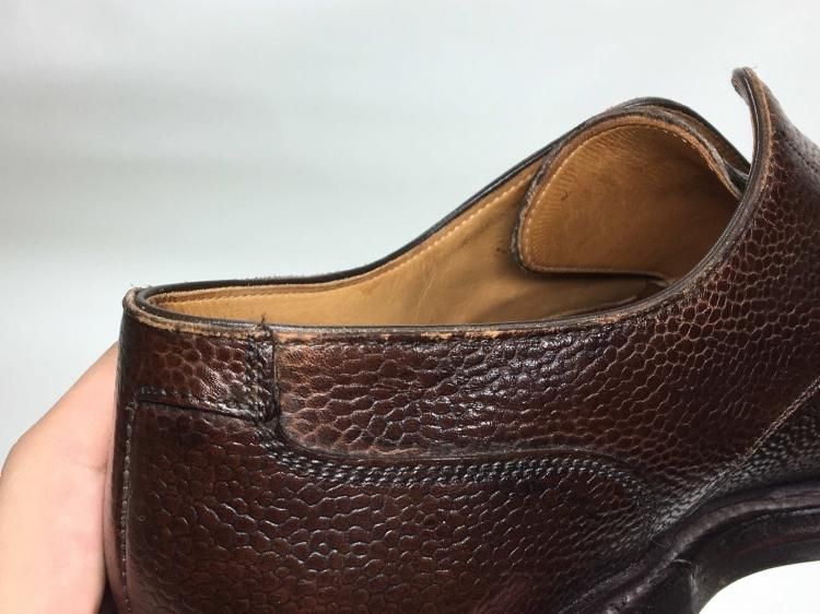 233 / 0709 美品 クロケット＆ジョーンズ DURHAM グレインレザー U