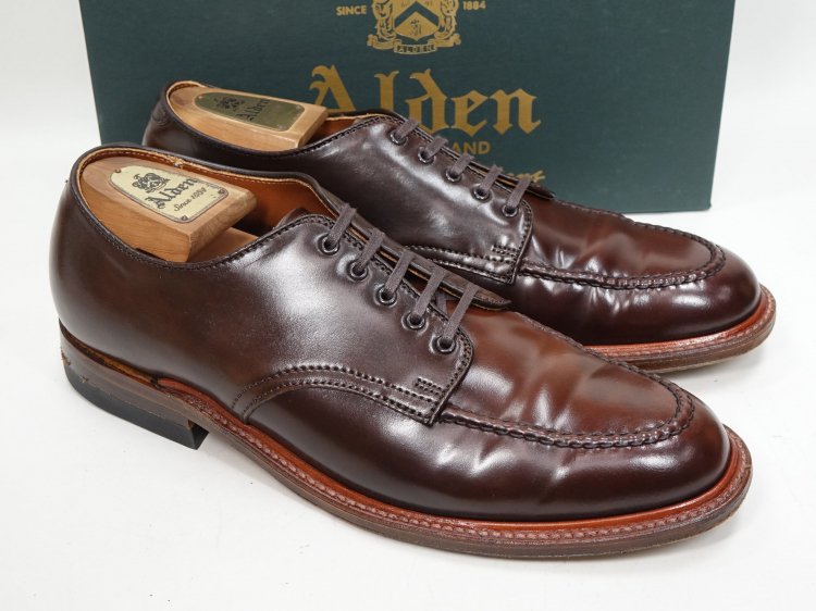 新品】Alden オールデン シガー コードバン Uチップ 8C米国製 - 靴