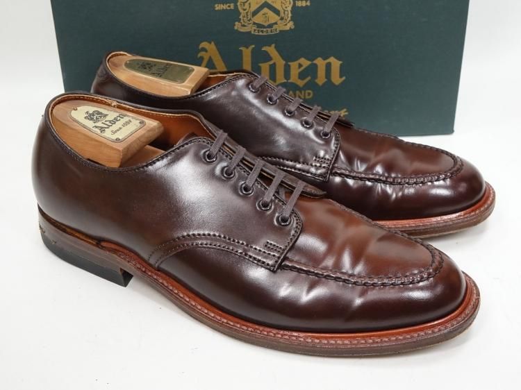 新品 Alden オールデン シガーコードバン ウイングチップ 9.5E - 靴