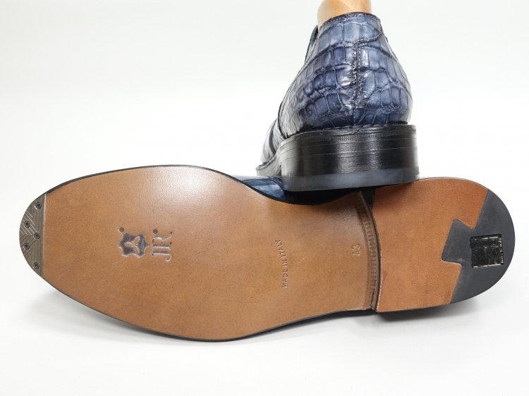 CESARE PACIOTTI 】 最高級クロコダイル・ストレートチップ - 靴/シューズ