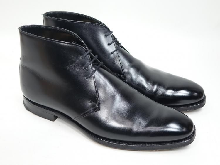 Crockett \u0026 Jones Millbank 7 1/2 黒チャッカブーツ ...