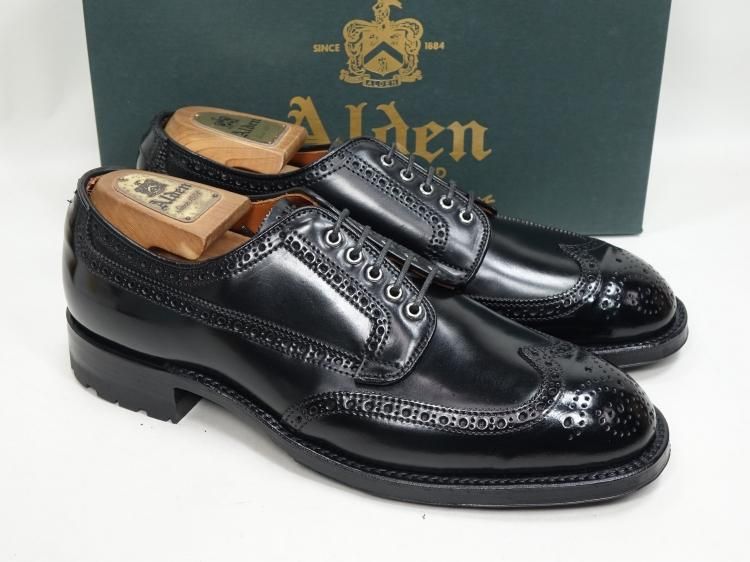 ALDEN コードバン 45358HC 9C/E リジェクト品 木製ツリー付き - ドレス 