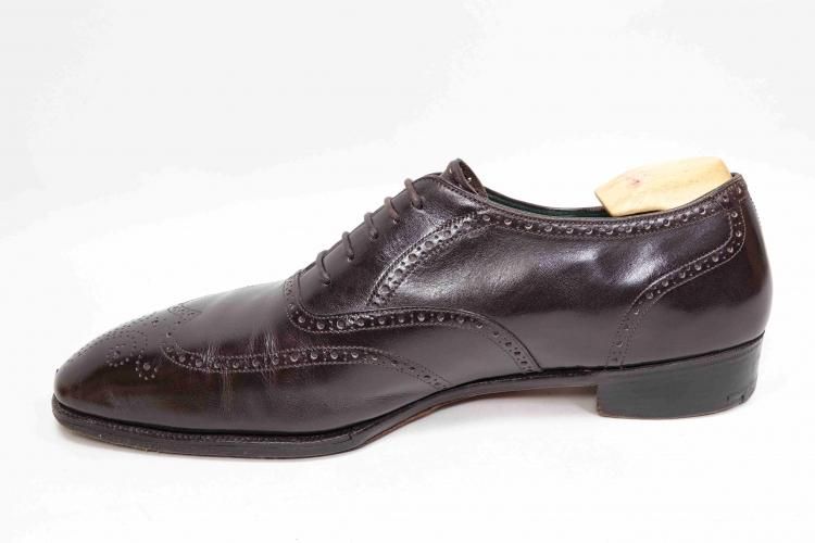 使用少　イングランド製　ジョージクレバリー　ウイングチップ GEORGE CLEVERLEY ウイングチップ 8.5E ジョージクレバリー