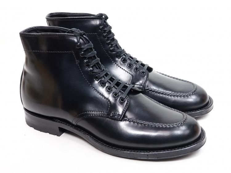 Alden 黒 レザー モカシンブーツ 401 401_01.jpg