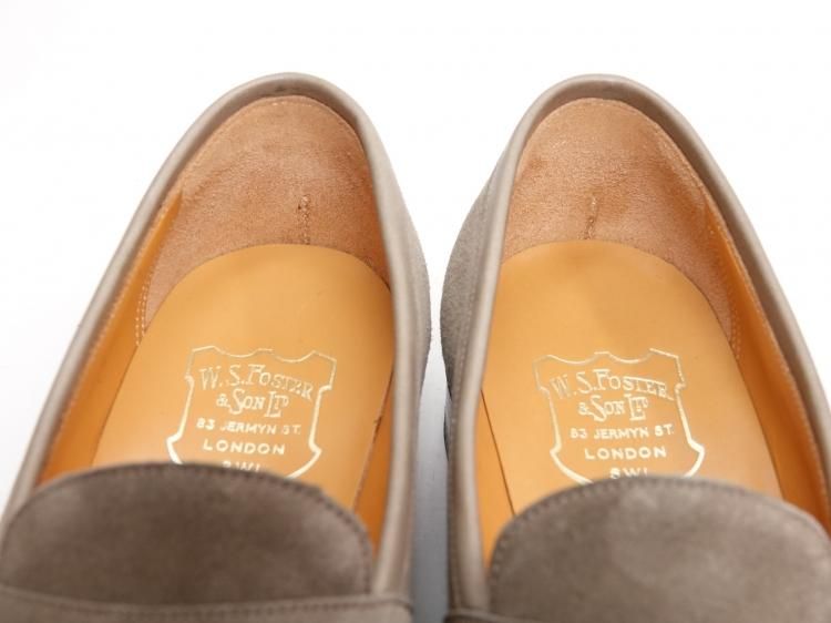 foster&son ブラウン スエード ローファー foster&son ブラウン スエード ローファー