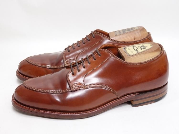 595 / 1227 極上 オールデン ウイスキーコードバン Vチップ 7.5D