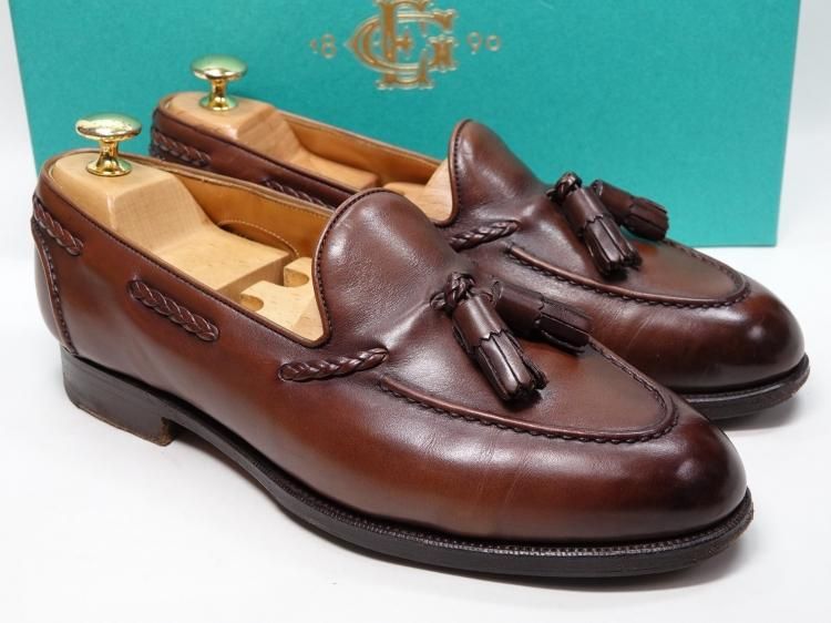 835 / 0218 美品 エドワードグリーン タッセルローファー BELGRAVIA 6E ＃184 - SHOESAHOLIC シューホリック  公式 | 高級中古靴専門の通販と買取ストア