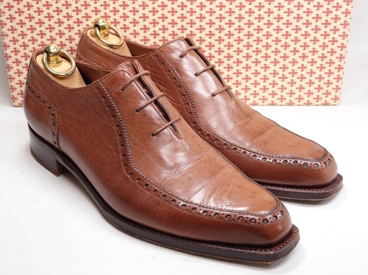 913 / 0306 美品 ジンターラ Uチップ 4.5 ブラウン - SHOESAHOLIC シューホリック 公式 |  高級中古靴専門の通販と買取ストア