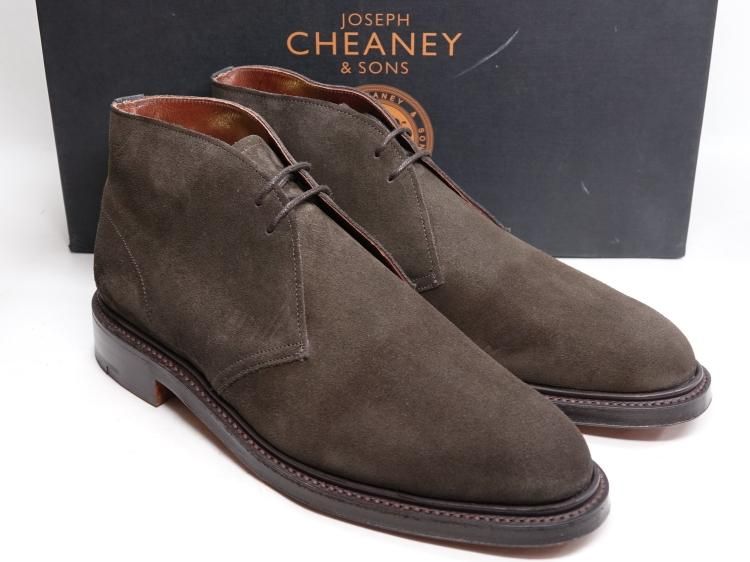 メンズJOSEPH CHEANEY & SONS チャッカーブーツ 黒/9h靴