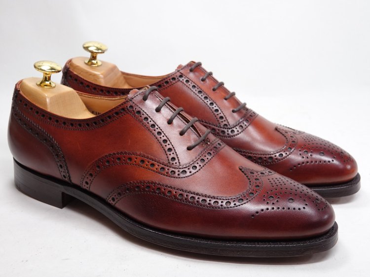 976.CROCKETT&JONES FINSBURY ウィングチップ 7F | vrealitybolivia.com