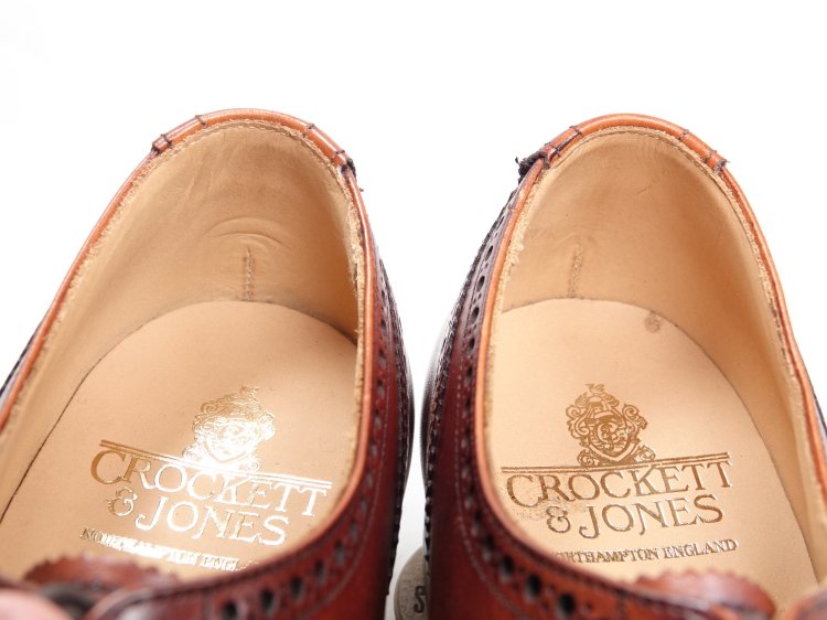 976.CROCKETT\u0026JONES FINSBURY ウィングチップ 7F - ドレス/ビジネス