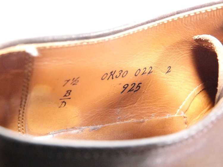 978 / 0415 中古 オールデン Uチップ ブラウン カーフ 7.5D #925 - SHOESAHOLIC シューホリック 公式 |  高級中古靴専門の通販と買取ストア