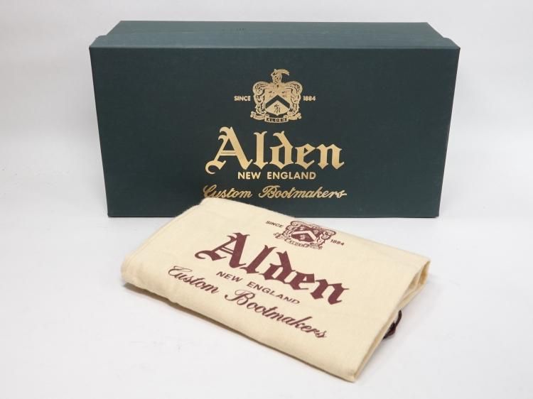 「8/14まで限定10%OFF」ALDEN オールデン　Vチップ　カーフ オールデン カーフ Vチップ ブラック （ALDEN 54411